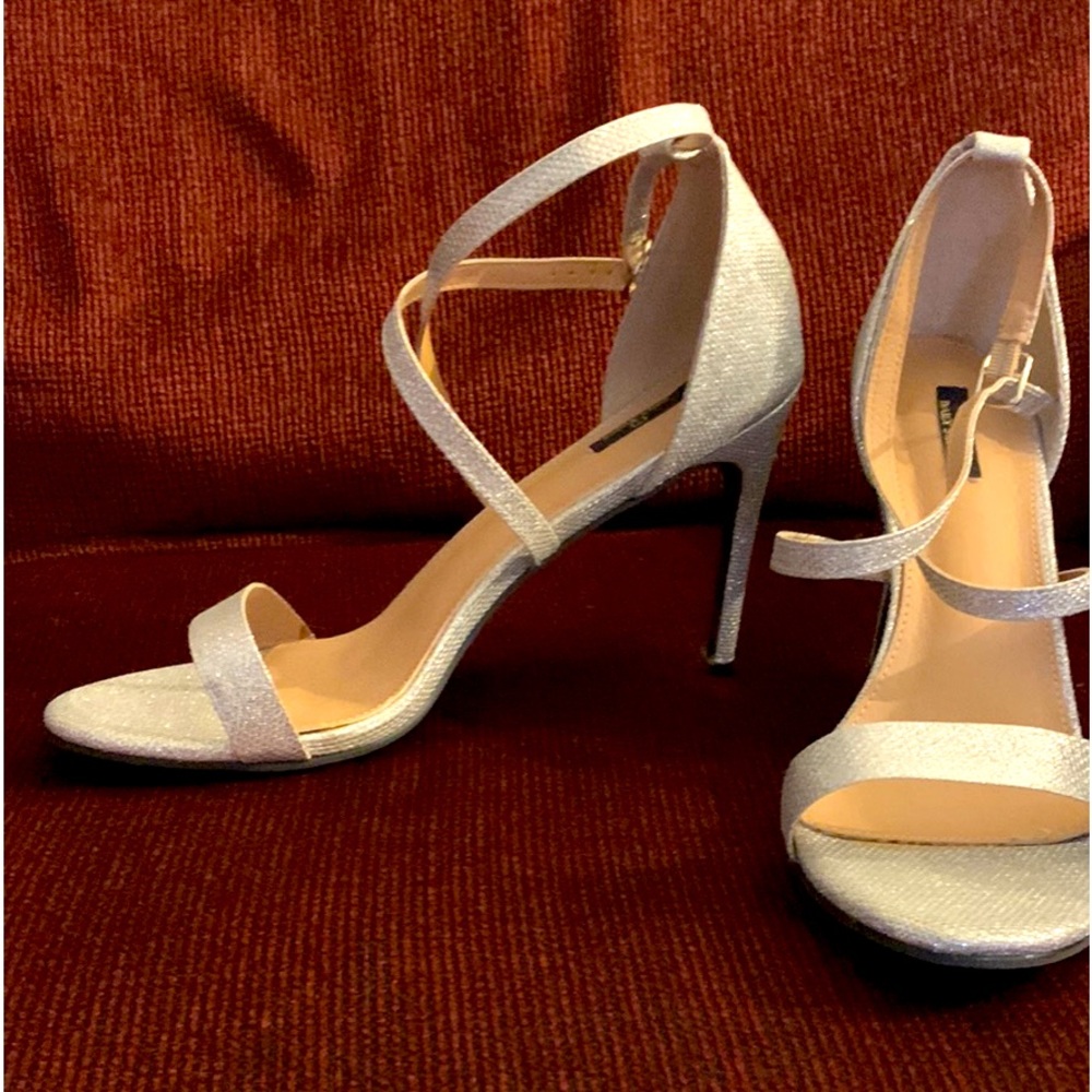 Silver shoes